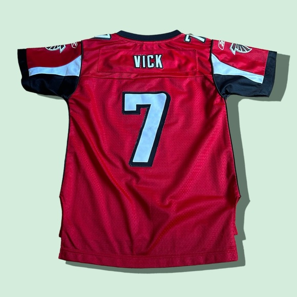 Youth NFL Officially Licensed Reebok Atlanta Falcons Jersey Michael Vick Sz Med - Picture 2 of 11
